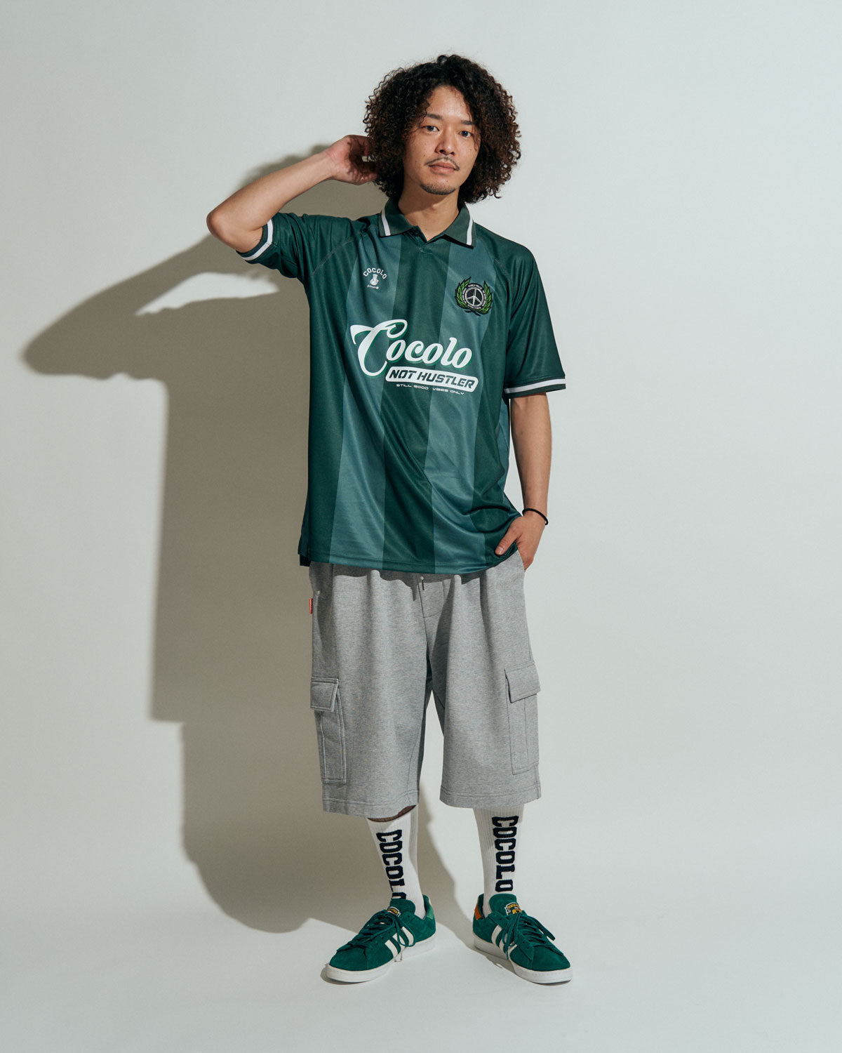 Cocco　チームＣ　緑ジャージ　サイズM SOCCER JERSEY – cocolo bland